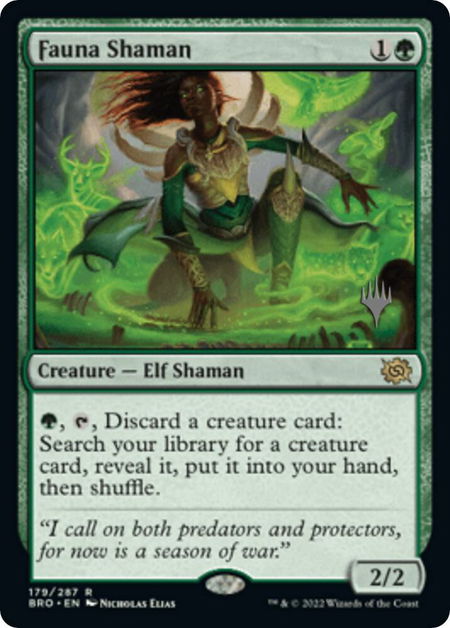 Fauna Shaman - Promo Pack: The Brothers' War Magic: The Gathering trading card