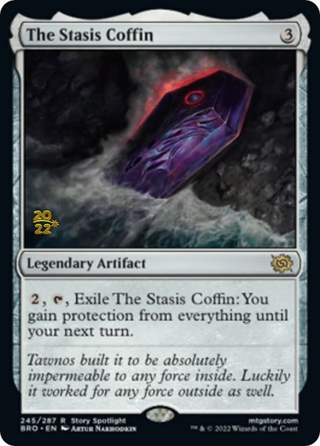 The Stasis Coffin - Prerelease Cards Magic: The Gathering trading card