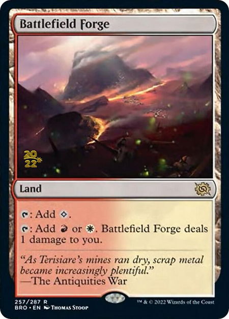 Battlefield Forge - Prerelease Cards Magic: The Gathering trading card