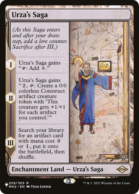 Urza's Saga - The List Reprints Magic: The Gathering trading card