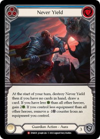 Never Yield - Dynasty (DYN) #DYN029 - Majestic Flesh and Blood Trading Card