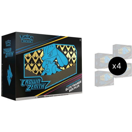Crown Zenith Pokemon Center Elite Trainer Box Plus Case - Crown Zenith Pokémon trading card