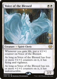 Voice of the Blessed - Promo Pack: The Brothers' War (PPBRO) #44p - Rare Magic: The Gathering Trading Card