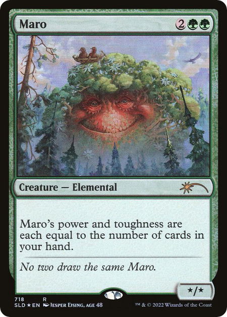 Maro (718) - Secret Lair Drop Series Magic: The Gathering trading card