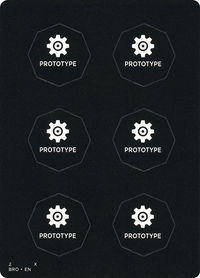 Punch Card Token - The Brothers' War (BRO) #1 - Token Magic: The Gathering Trading Card