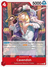 Cavendish - Romance Dawn (OP01) #OP01-008 - Common One Piece Trading Card