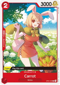 Carrot - Romance Dawn (OP01) #OP01-009 - Common One Piece Trading Card