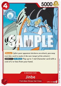 Jinbe (014) - Romance Dawn (OP01) #OP01-014 - Uncommon One Piece Trading Card