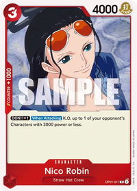 Nico Robin - Romance Dawn (OP01) #OP01-017 - Rare One Piece Trading Card