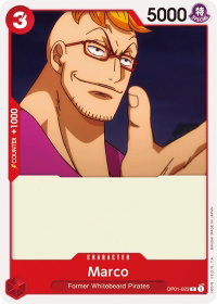 Marco - Romance Dawn (OP01) #OP01-023 - Common One Piece Trading Card