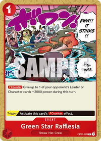 Green Star Rafflesia - Romance Dawn (OP01) #OP01-028 - Common One Piece Trading Card