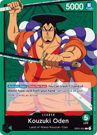 Kouzuki Oden - Romance Dawn (OP01) #OP01-031 - Leader One Piece Trading Card