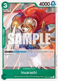 Inuarashi - Romance Dawn (OP01) #OP01-034 - Common One Piece Trading Card