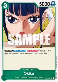 Okiku - Romance Dawn (OP01) #OP01-035 - Rare One Piece Trading Card