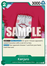 Kanjuro - Romance Dawn (OP01) #OP01-038 - Common One Piece Trading Card