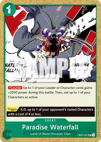 Paradise Waterfall - Romance Dawn (OP01) #OP01-057 - Uncommon One Piece Trading Card