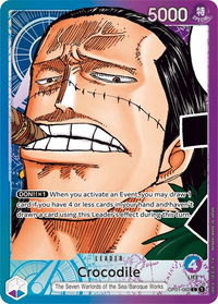 Crocodile (062) (Parallel) - Romance Dawn (OP01) #OP01-062 - Leader One Piece Trading Card