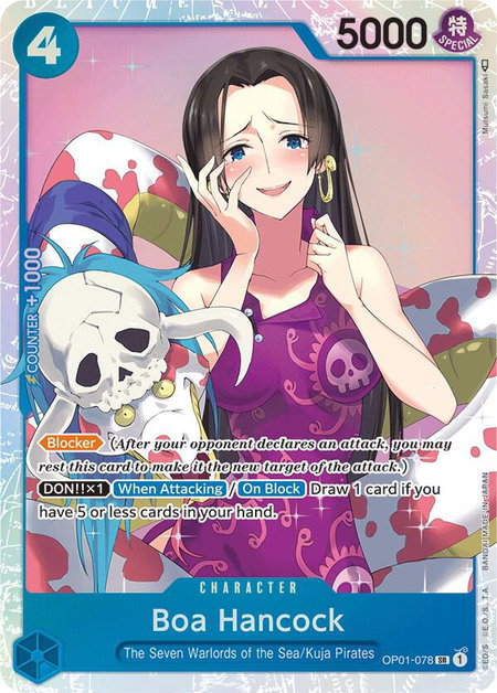 Boa Hancock - Romance Dawn One Piece trading card