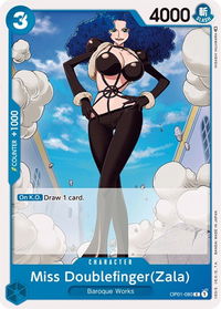 Miss Doublefinger(Zala) - Romance Dawn (OP01) #OP01-080 - Common One Piece Trading Card