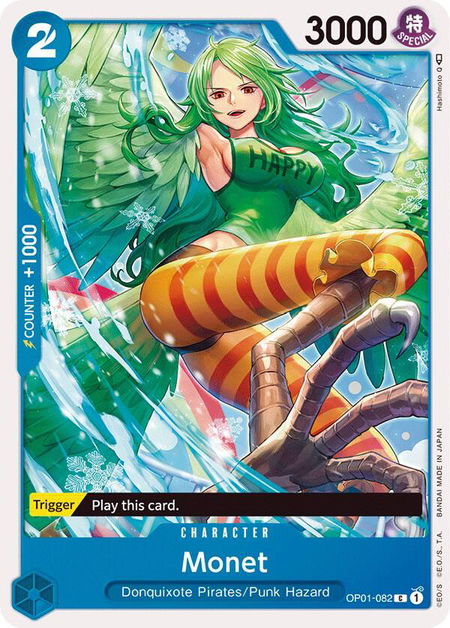 Monet - Romance Dawn One Piece trading card
