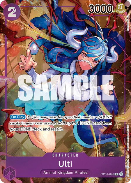 Ulti (Parallel) - Romance Dawn One Piece trading card