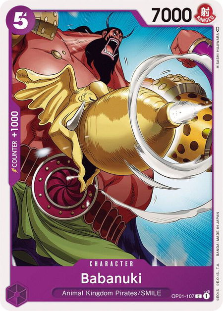 Babanuki - Romance Dawn One Piece trading card