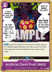 Artificial Devil Fruit SMILE - Romance Dawn (OP01) #OP01-116 - Uncommon One Piece Trading Card