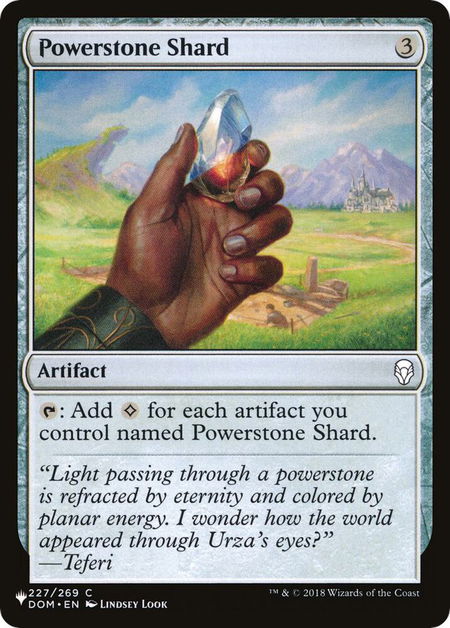 Powerstone Shard - The List Reprints Magic: The Gathering trading card