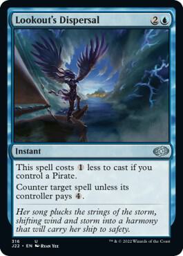 Lookout's Dispersal - Jumpstart 2022 Magic: The Gathering trading card