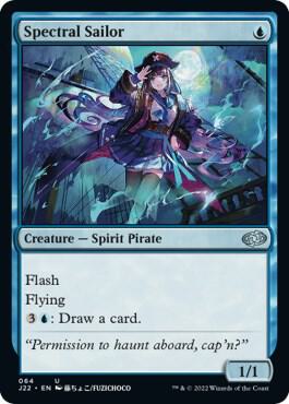 Spectral Sailor - Jumpstart 2022 Magic: The Gathering trading card