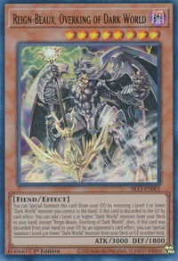 Reign-Beaux, Overking of Dark World - Structure Deck: Dark World (SR13) #SR13-EN001 - Ultra Rare YuGiOh Trading Card