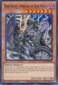 Reign-Beaux, Overlord of Dark World - Structure Deck: Dark World (SR13) #SR13-EN004 - Common / Short Print YuGiOh Trading Card