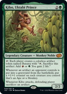 Kibo, Uktabi Prince - Jumpstart 2022 (J22) #40 - Mythic Rare Magic: The Gathering Trading Card