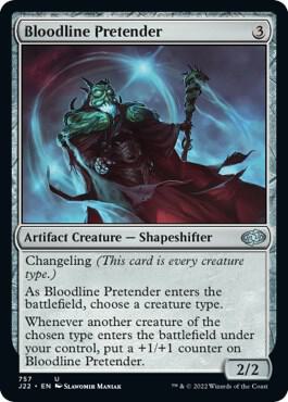 Bloodline Pretender - Jumpstart 2022 Magic: The Gathering trading card