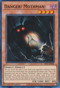 Danger! Mothman! - Structure Deck: Dark World (SR13) #SR13-EN020 - Common / Short Print YuGiOh Trading Card
