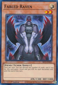 Fabled Raven - Structure Deck: Dark World (SR13) #SR13-EN023 - Common / Short Print YuGiOh Trading Card