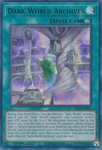Dark World Archives - Structure Deck: Dark World (SR13) #SR13-EN026 - Ultra Rare YuGiOh Trading Card