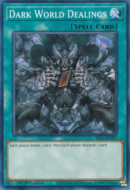 Dark World Dealings trading card from Structure Deck: Dark World Dark World Dealings - Structure Deck: Dark World YuGiOh trading card