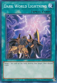 Dark World Lightning - Structure Deck: Dark World (SR13) #SR13-EN030 - Common / Short Print YuGiOh Trading Card