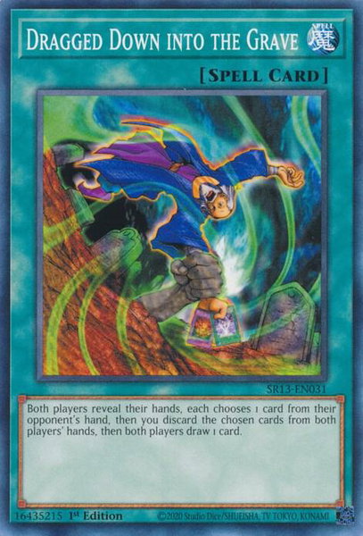 Dragged Down into the Grave trading card from Structure Deck: Dark World Dragged Down into the Grave - Structure Deck: Dark World YuGiOh trading card