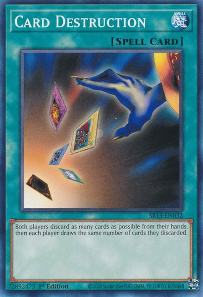 Card Destruction trading card from Structure Deck: Dark World Card Destruction - Structure Deck: Dark World YuGiOh trading card