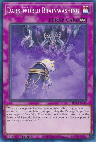 Dark World Brainwashing trading card from Structure Deck: Dark World Dark World Brainwashing - Structure Deck: Dark World YuGiOh trading card