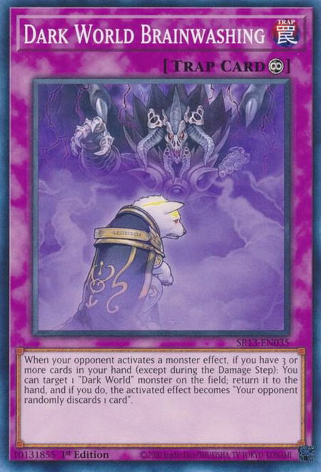 Dark World Brainwashing trading card from Structure Deck: Dark World Dark World Brainwashing - Structure Deck: Dark World YuGiOh trading card