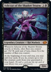 Ashcoat of the Shadow Swarm - Jumpstart 2022 (J22) #19 - Mythic Rare Magic: The Gathering Trading Card