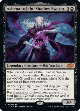 Ashcoat of the Shadow Swarm - Jumpstart 2022 Magic: The Gathering trading card