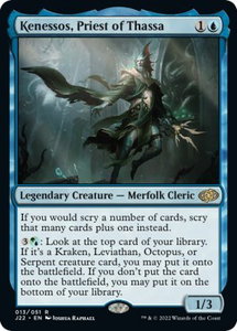 Kenessos, Priest of Thassa - Jumpstart 2022 (J22) #13 - Rare Magic: The Gathering Trading Card