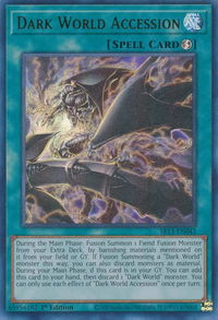 Dark World Accession - Structure Deck: Dark World (SR13) #SR13-EN042 - Ultra Rare YuGiOh Trading Card