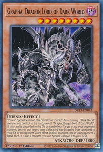 Grapha, Dragon Lord of Dark World - Structure Deck: Dark World (SR13) #SR13-EN043 - Common / Short Print YuGiOh Trading Card