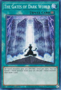 The Gates of Dark World - Structure Deck: Dark World (SR13) #SR13-EN045 - Common / Short Print YuGiOh Trading Card