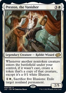Preston, the Vanisher - Jumpstart 2022 (J22) #8 - Rare Magic: The Gathering Trading Card